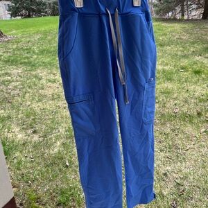 Figs Yola Skinny High Waisted Srub Pants